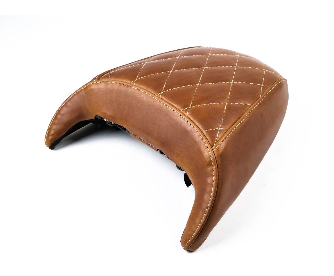 Selle en cuir BAAK pour BMW R12 nineT, cuir brun vieilli — vue 2 