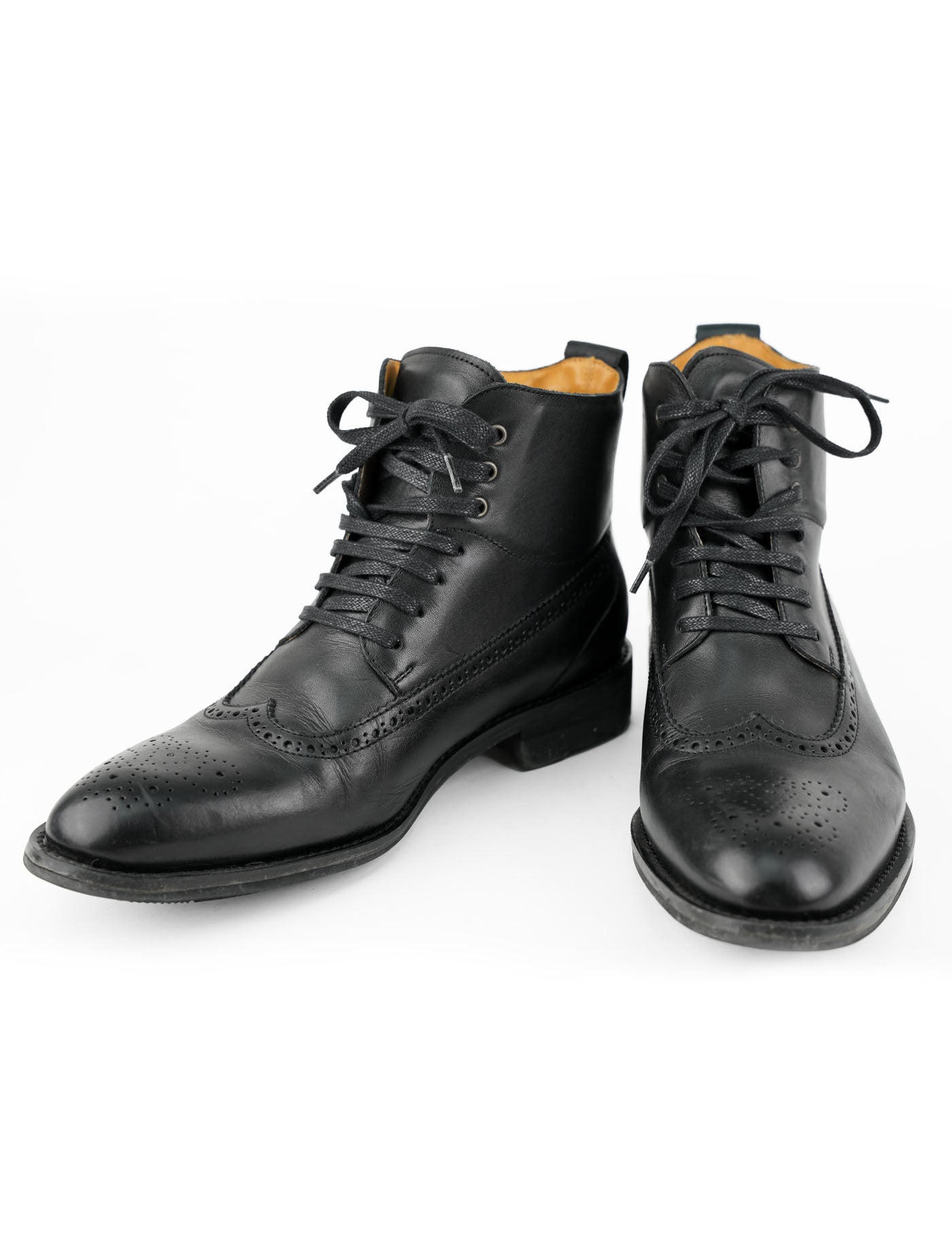 Boots OSCAR Lord Biker noir, paire de face 