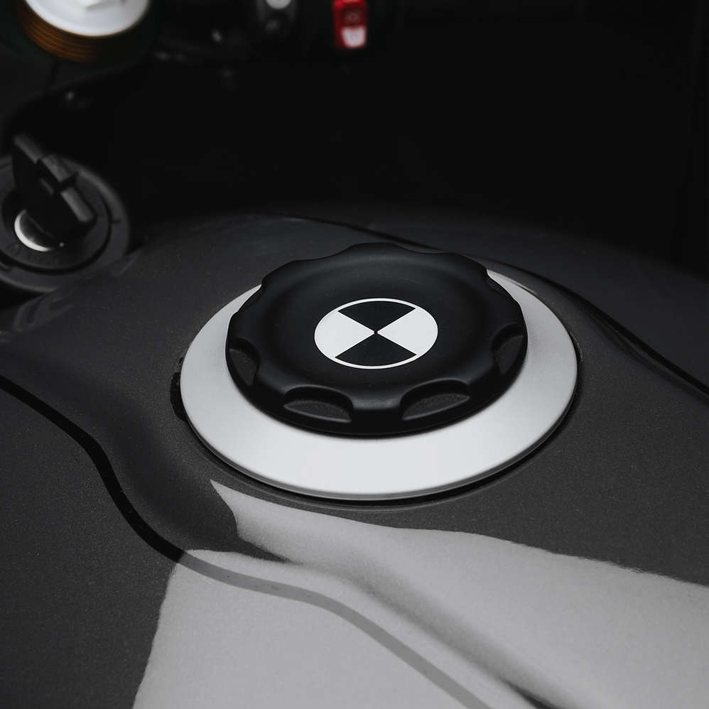 Bouchon d'essence V1 Motographe en aluminium usiné pour BMW R nineT — vue 1 