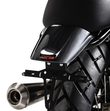 Garde boue scrambler avec feux stop