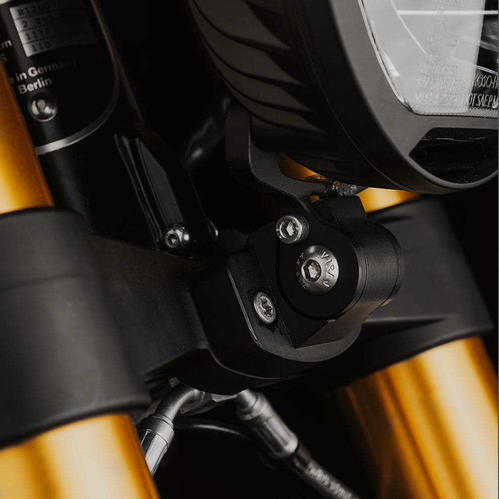 Patte de phare réglable Motographe pour phare KOSO sur BMW R nineT — vue 1 