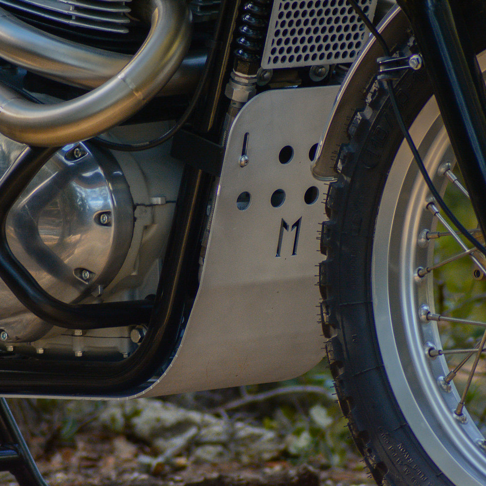 Sabot moteur Motographe en aluminium pour Royal Enfield 650 — vue 2 