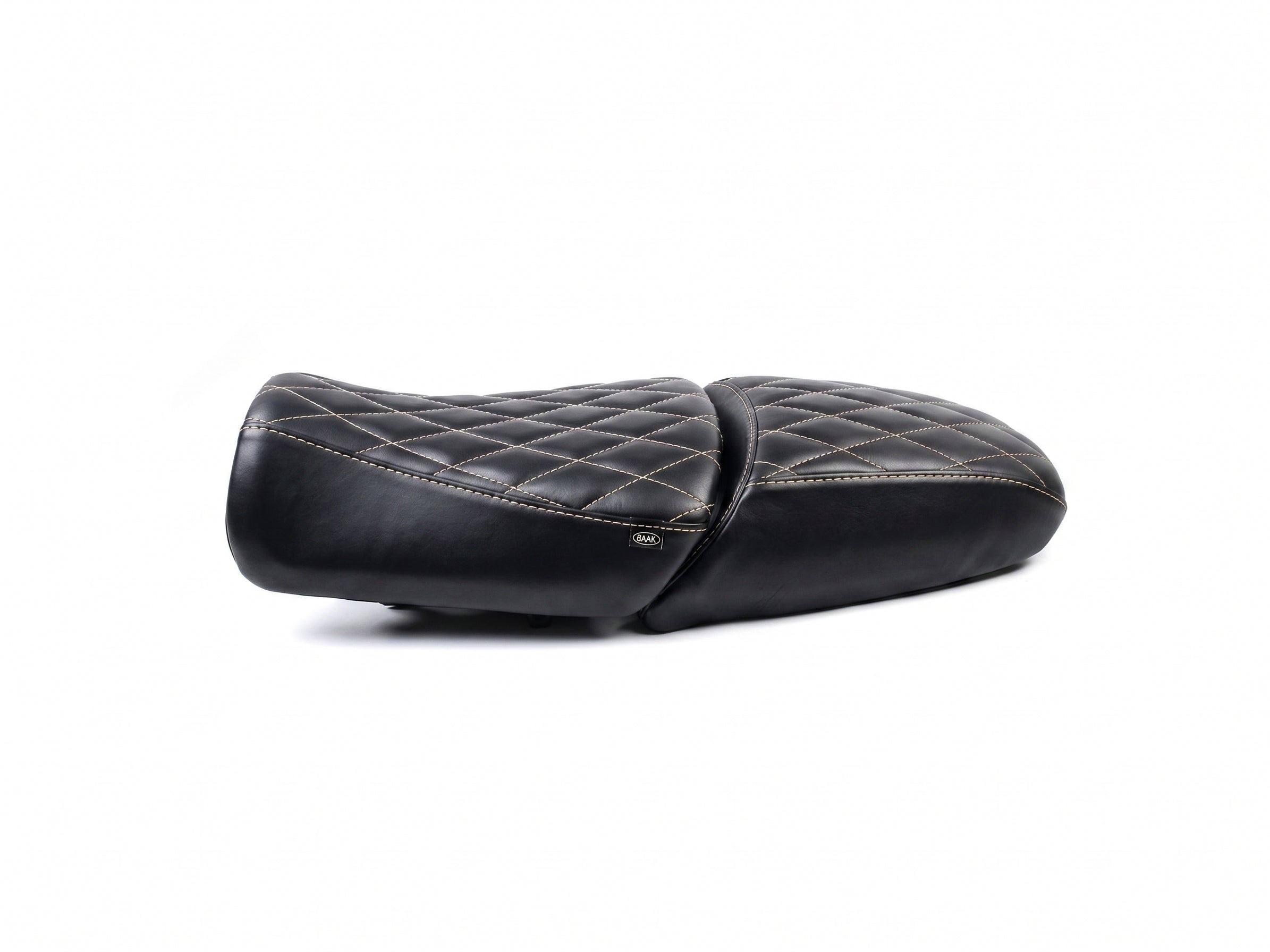 Selle en cuir BAAK pour BMW R12 nineT, cuir noir — vue 2 